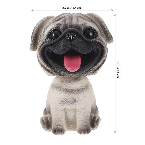 TOYANDONA Tablero del Coche Cabeza Sacudida Perro Muñeca Juguete Perro Estatua Estatuilla Pastel Toppers Decoración Interior del Coche