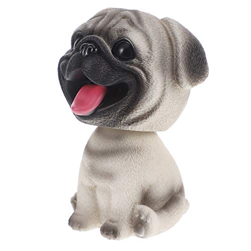 TOYANDONA Tablero del Coche Cabeza Sacudida Perro Muñeca Juguete Perro Estatua Estatuilla Pastel Toppers Decoración Interior del Coche