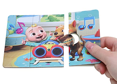 Toyland® Cocomelon My First Puzzles - 4 rompecabezas - Juguetes para niños pequeños - Edad 18 meses +