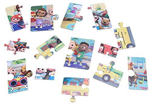 Toyland® Cocomelon My First Puzzles - 4 rompecabezas - Juguetes para niños pequeños - Edad 18 meses +