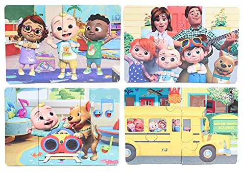 Toyland® Cocomelon My First Puzzles - 4 rompecabezas - Juguetes para niños pequeños - Edad 18 meses +