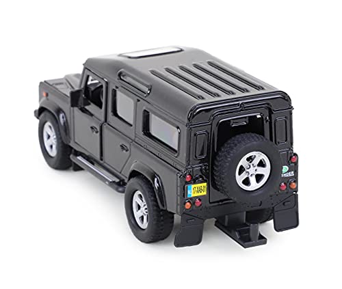 Toyland® Landrover - Modelo de juguete con caja de caballo (incluye 2 caballos, metal fundido a presión, vehículos de granja, color rojo