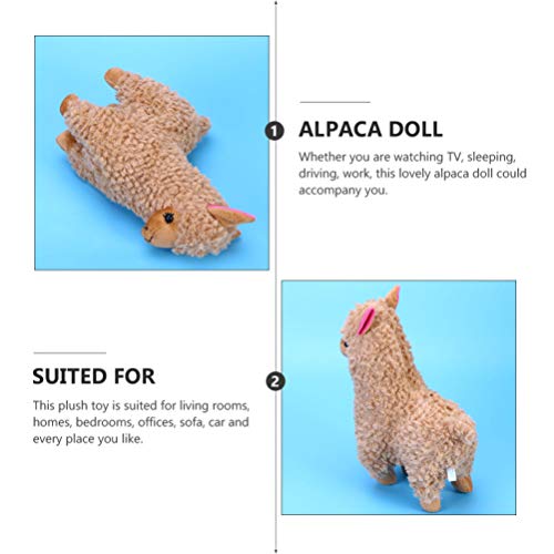 TOYMYTOY Alpaca de Peluche de Juguete Llama Animal de Peluche Camel Animal de Peluche Muñeca para Niñas Cumpleaños