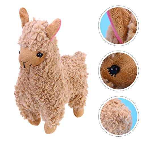 TOYMYTOY Alpaca de Peluche de Juguete Llama Animal de Peluche Camel Animal de Peluche Muñeca para Niñas Cumpleaños