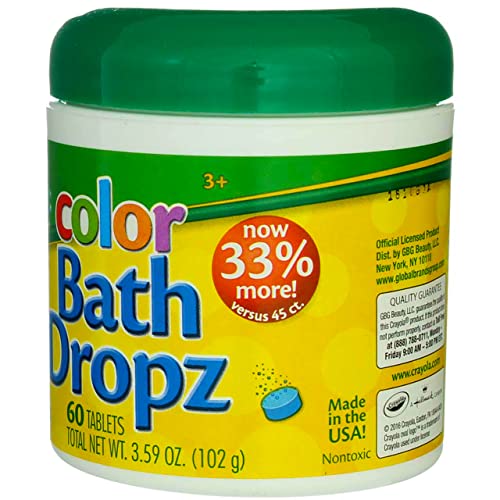 Toys & Child Play Visions Crayola Bath Dropz 3.59 oz,60 Tablets Model: by