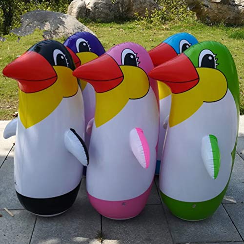 Toyvian 6 Piezas Juguete de Pingüino Hinchable Colorido Accesorio de Fiesta Juguete Vaso para Niños Color Aleatorio