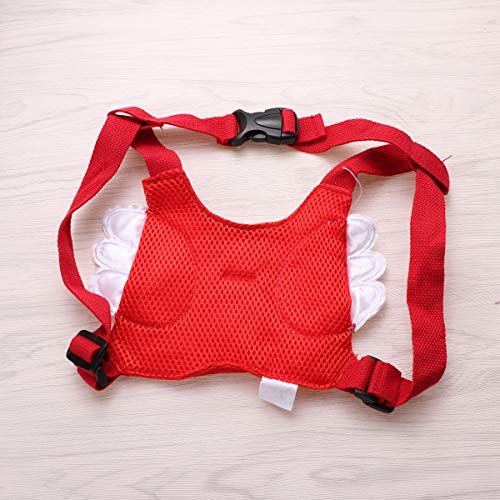 Toyvian Arnés de Seguridad para niños Correa y Mochila Correa para niños Correa de muñeca Traction Rope Anti Lost Kit (Rojo)