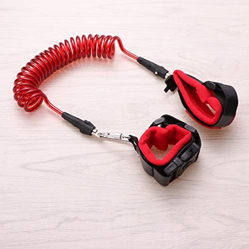 Toyvian Arnés de Seguridad para niños Correa y Mochila Correa para niños Correa de muñeca Traction Rope Anti Lost Kit (Rojo)