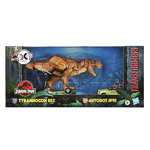 Transformers Generations -- Transformers Collaborative: Jurassic Park Mash-Up - Tyrannocon Rex y Autobot JP93 - Edad: 8+