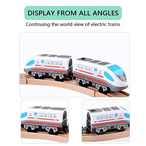 Tren de juguete eléctrico para niños, tren locomotora de acción a batería, conexión magnética Tren de carga de la era del vapor Juguete clásico de locomotora para niños para Thomas (no incluye pista)