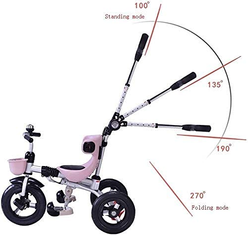 Triciclo para bebés Triciclo para niños Cochecitos de bebé, Coches para bebés, Carritos para niños, Carritos para bebés, ligeros y plegables, Cochecitos de bebé para niños de 1 a 3 años Silla de