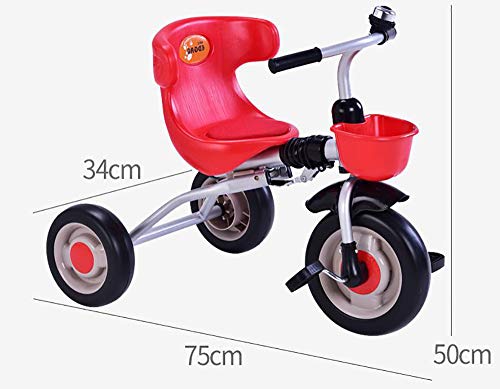 Triciclos Bebes Evolutivo, Plegable Bebé con Mango Trike Smart Bici para Niños,Neumáticos para Coches y Conducción Silenciosa,18 Meses - 5 Años,hasta 30kg, Blue