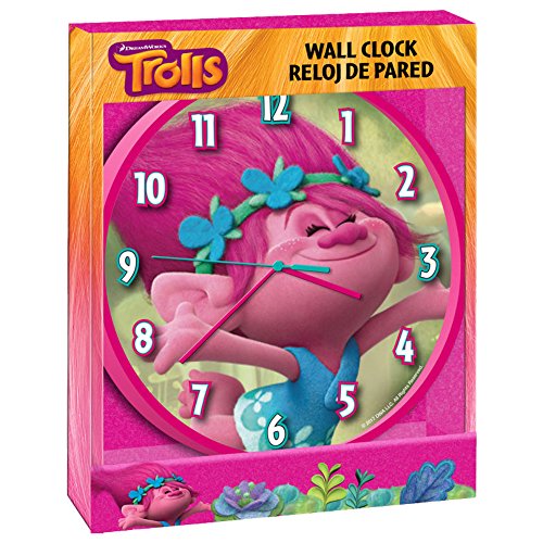 Trolle tr17055 Poppy - Reloj de Pared (25 cm)