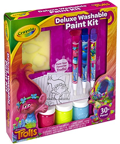 Trolls - Kit de pintura deluxe (Crayola 54-0156) , color/modelo surtido