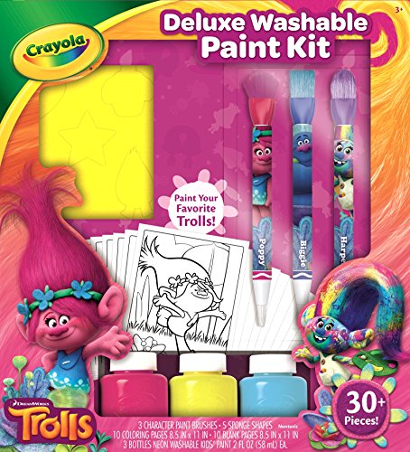 Trolls - Kit de pintura deluxe (Crayola 54-0156) , color/modelo surtido