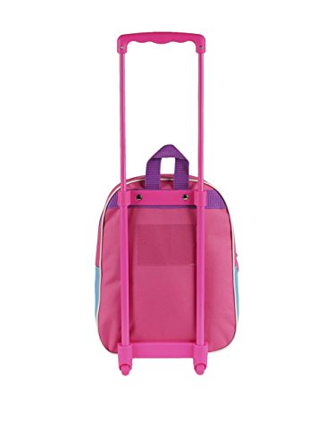 TROLLS Mochila Trolley 3D Trolls Fucsia