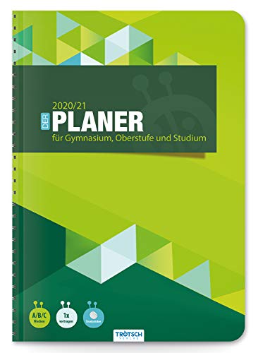 Trötsch - Planificador escolar triángulo 2020/2021: calendario escolar, temporizador, agenda