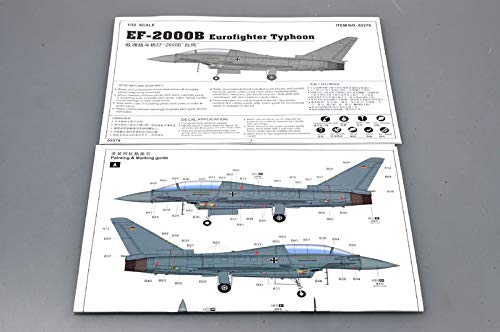 Trumpeter 2279 EF-2000B Eurofighter Typhoon - Caza [importado de Alemania]