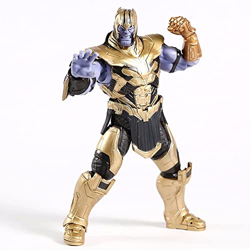 TTHH Avengers Endgame Thanos con Arma Infinity Gauntlet, Figura De Acción De PVC Modelo Coleccionable Anime Superhéroe Juguete Muñeca Regalo