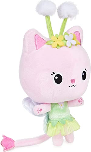 Ty Gabby Dollhouse Kitty Fairy Peluche De Peluche De Gabbys Dollhouse Plush Kitty Flower Fairy Cat, Almohada De Peluche De Anime De Dibujos Animados Suave para Niños Y Niñas