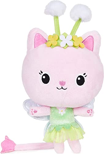 Ty Gabby Dollhouse Kitty Fairy Peluche De Peluche De Gabbys Dollhouse Plush Kitty Flower Fairy Cat, Almohada De Peluche De Anime De Dibujos Animados Suave para Niños Y Niñas