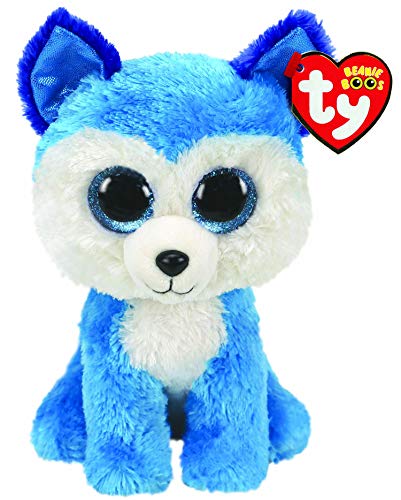 Ty UK Ltd 36310 Husky Prince, Peluche de Felpa Beanie Boos Multicolor, 15 cm