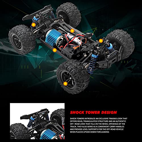 UJIKHSD 1:18 RC Cars 35+ Kmh Speed ​​- Niños Y Adultos Coche De Control Remoto 4x4 Off Road Monster Truck Eléctrico - Juguetes Todoterreno Camiones para Niños, Niñas