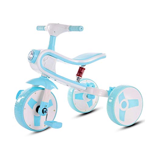 UKUOFL Baby Trike Bike, Coche de Equilibrio deformable Multiusos 3 en 1 para niños de Doble Uso, bebé de 2 a 6 años al Aire Libre, 4 Colores, 60x70x42cm s para niños de 1 a 3 años Happy House