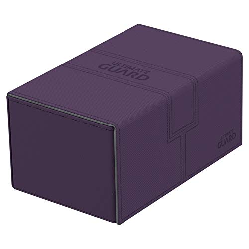 Ultimate Guard Caja de Cartas Twin Flip’n’Tray XenoSkin™ para 160 Cartas (tamaño estándar), Color Violeta, de la Marca