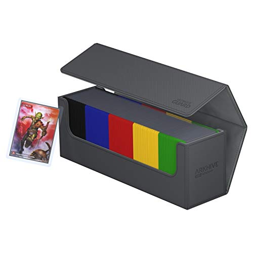 Ultimate Guard Caja para almacenar Cartas Arkhive 400 +. Tamaño estándar XenoSkin, Color ámbar