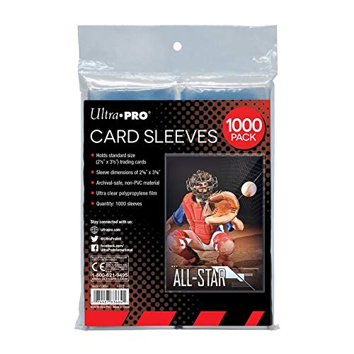 Ultra Pro - 1000 Soft Sleeves - 10 Packs