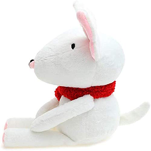 Umbranded Juguete de Peluche 30cm Bull Terrier Dog Doll Peluche de Peluche Soft Puppy Dog para niño Regalo de cumpleaños