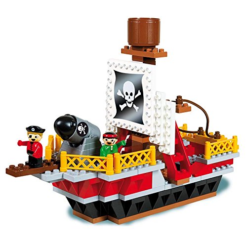 Unico Plus- Barco Pirata Juego de construcción (Androni 8536)