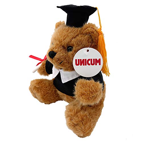 UNICUM oso de examen - Regalo para estudiantes - título universitario - bachillerato - oso de peluche