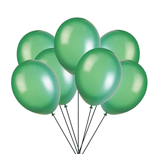 Unique Party-56864 Globos de Látex de 30 cm, Color Verde (Hemlock Green), Pack de 50 (56864)