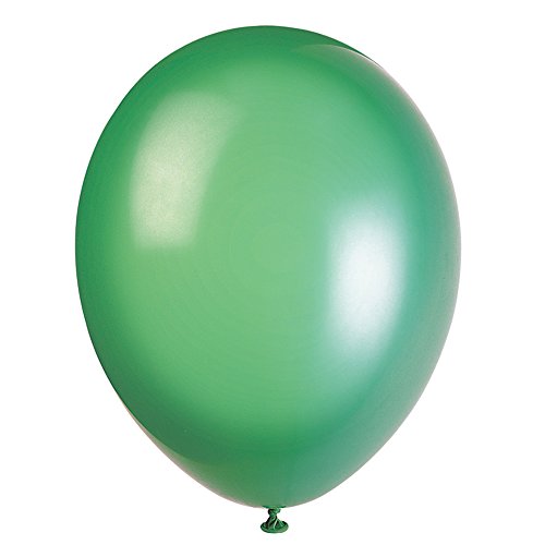 Unique Party-56864 Globos de Látex de 30 cm, Color Verde (Hemlock Green), Pack de 50 (56864)