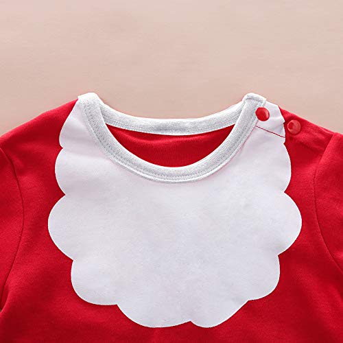 Unisexo Disfraz de Elfo Ropa,Disfraz Papa Noel Bebe Niño Recién Nacido Mono Bebe niñas y niños Mi Primera Navidad