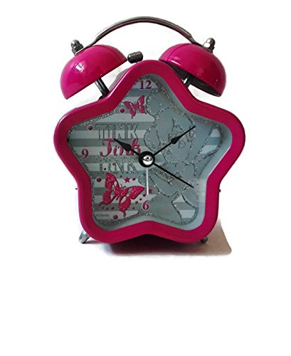 United Reloj Despertador rosa Campanilla de Peter Pan