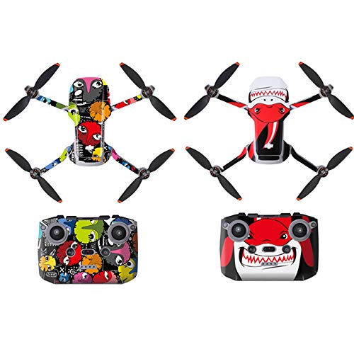 U/R Honbobo 2pcs PVC pegatinas película protectora para DJI Mini 2 (#1)