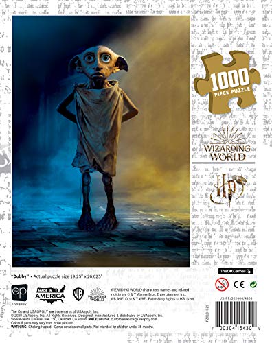 USAopoly- Harry Potter Dobby Puzzle, Multicolor (PZ010-629-002000-06)