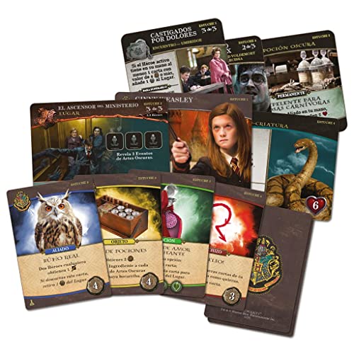 USAopoly Harry Potter Hogwarts Battle - Encantamiento Pociones, Juego de Mesa en Español