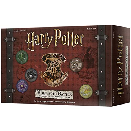 USAopoly Harry Potter Hogwarts Battle - Encantamiento Pociones, Juego de Mesa en Español