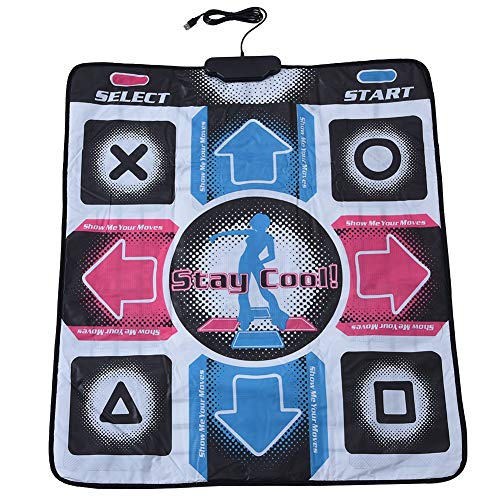 USB Dance Mat Pad, Electronic Musical Playmat Toys PC USB Dancing Mat, Acolchado Mat para una sensación de Arcade