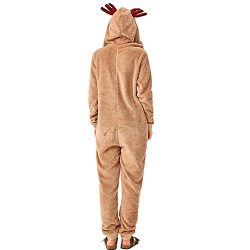 Uteruik Disfraz de reno para cosplay de Halloween, Navidad, fiesta, disfraz para mujer (S)