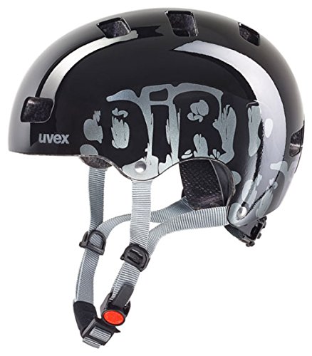 Uvex 4148190917 Casco, Niños, Dirtbike Black, 55-58 cm