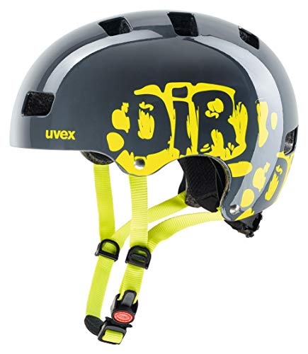 Uvex 4148191117 Casco, Niños, Gris/Lima, M