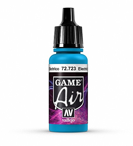 VALLEJO-72723 72723 Game Air Color Azul ELECTRICO, Surtido, 17 ml