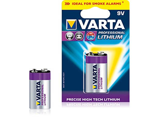 VARTA Professional Lithium Batterie 9V E-Block (6LPR3146)