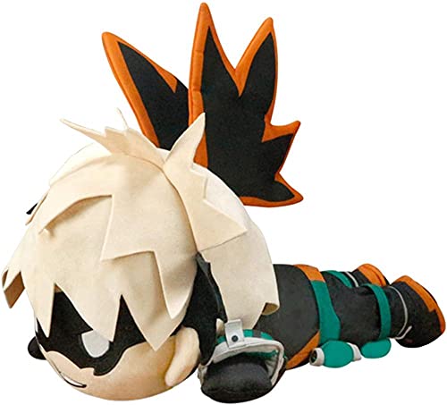 Vbnmda Juguete de Felpa Izuku Midoriya My Hero Academia Peluche Muñeca Almohada Juguetes Regalos de cumpleaños-Bakugou Katsuki