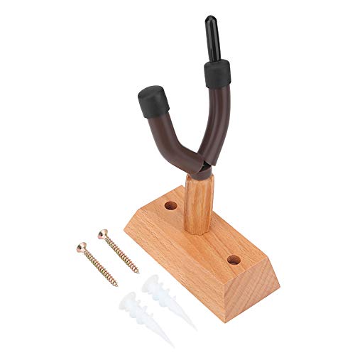 VGEBY Colgador de violín, Base de Madera Gancho para Colgar violín Soporte de Montaje en Pared con Tornillos de Metal para Home Studio